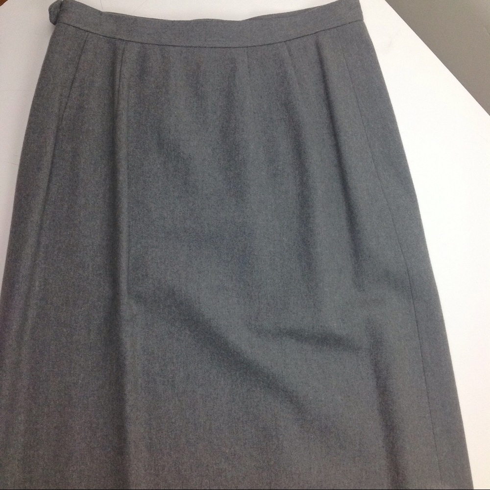 LUBA Vintage Pure Wool Suit Skirt - Picture 3 of 6