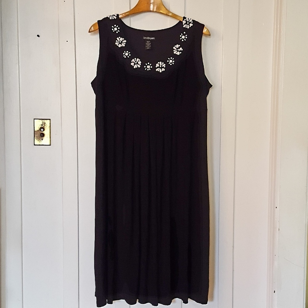 Plus Size ( 22/24 ) Black/White Dress Lane Bryant