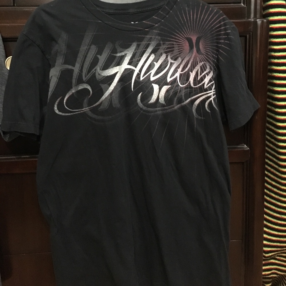 Hurley black graphic tee