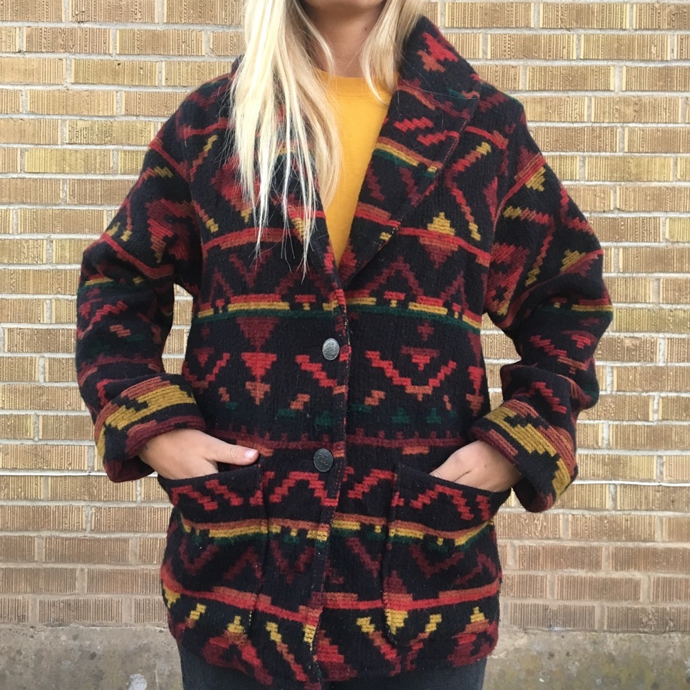 ⚡️SOLD⚡️Woolrich Aztec Wool Jacket