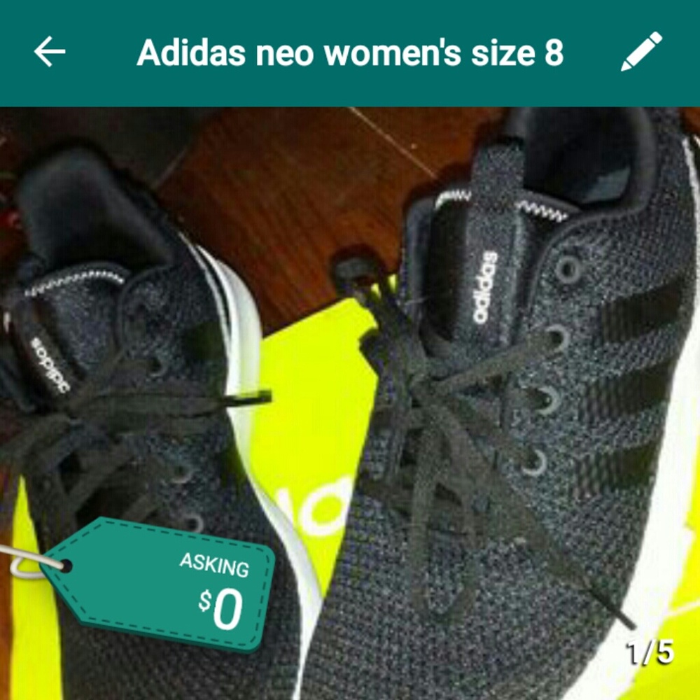 Adidas neo cloudfoam womens size 8