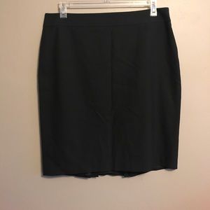 Ann Taylor Sz 14  Black Pencil Skirt