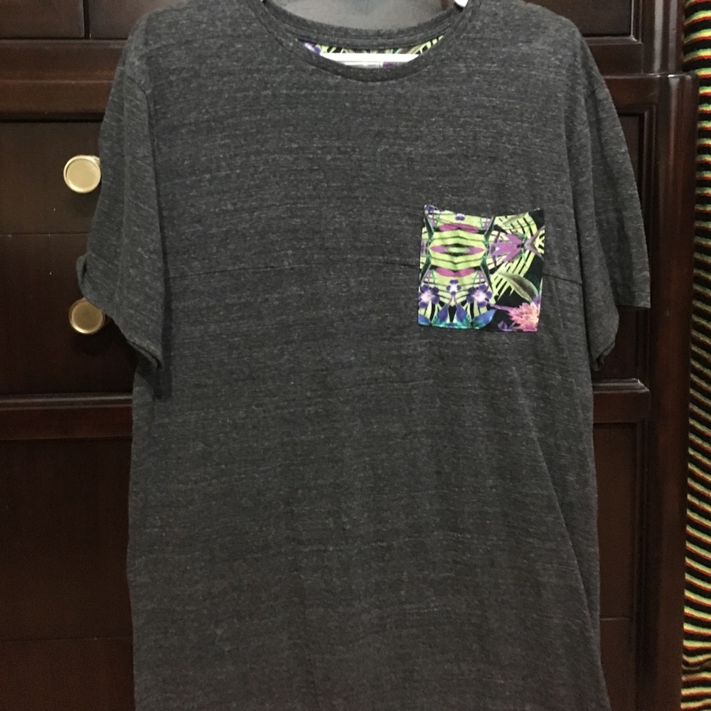 On The Byas tee with graphic pocket