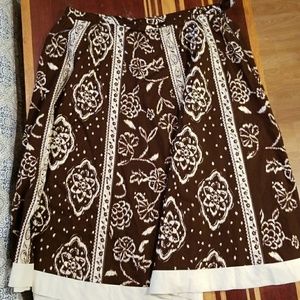 Coldwater creek xl midi skirt