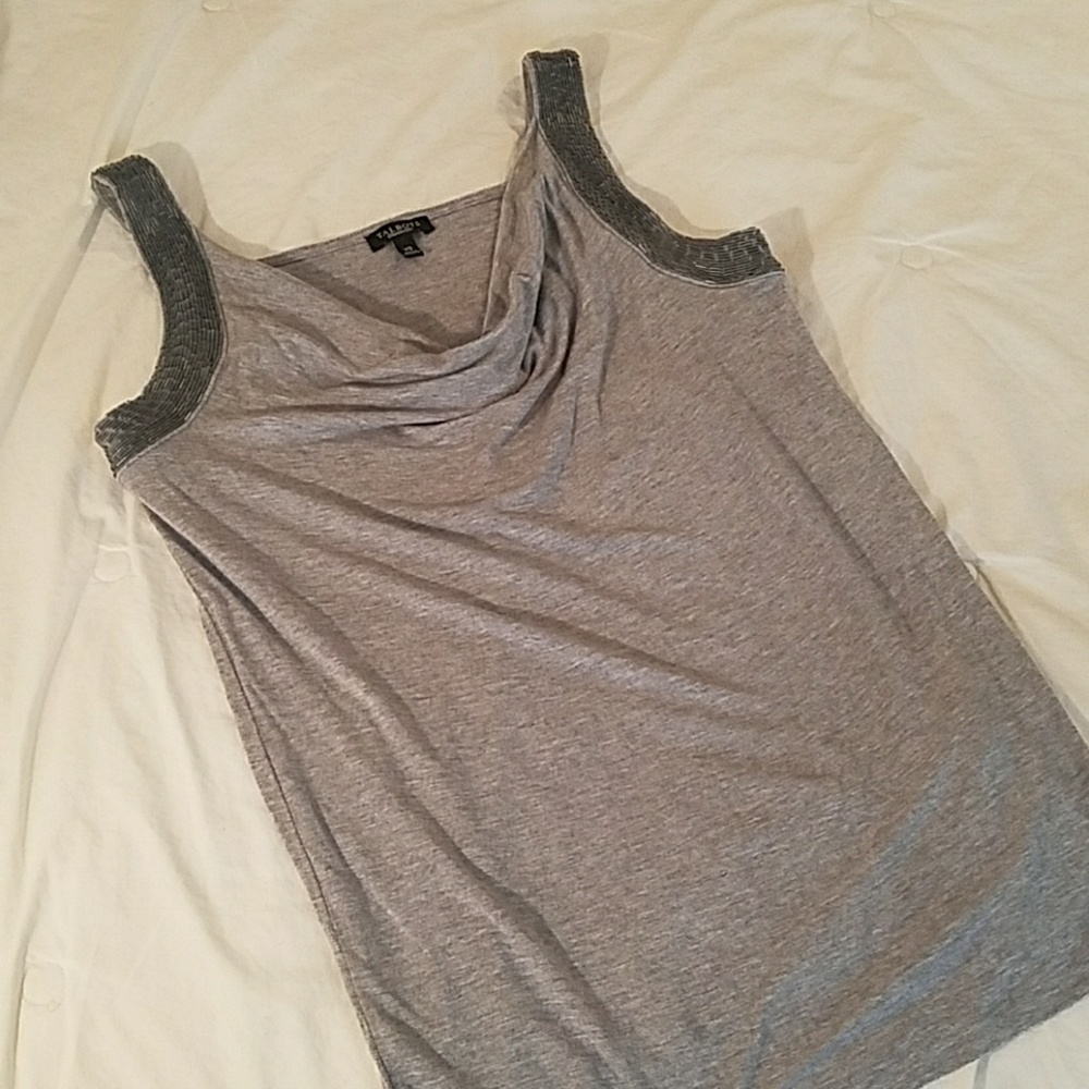 Elegant beaded strap top