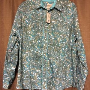 NWT Roper Paisley 2X Western Shirt