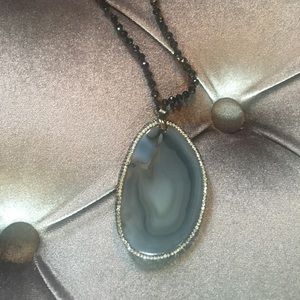 Necklace Geode Stone