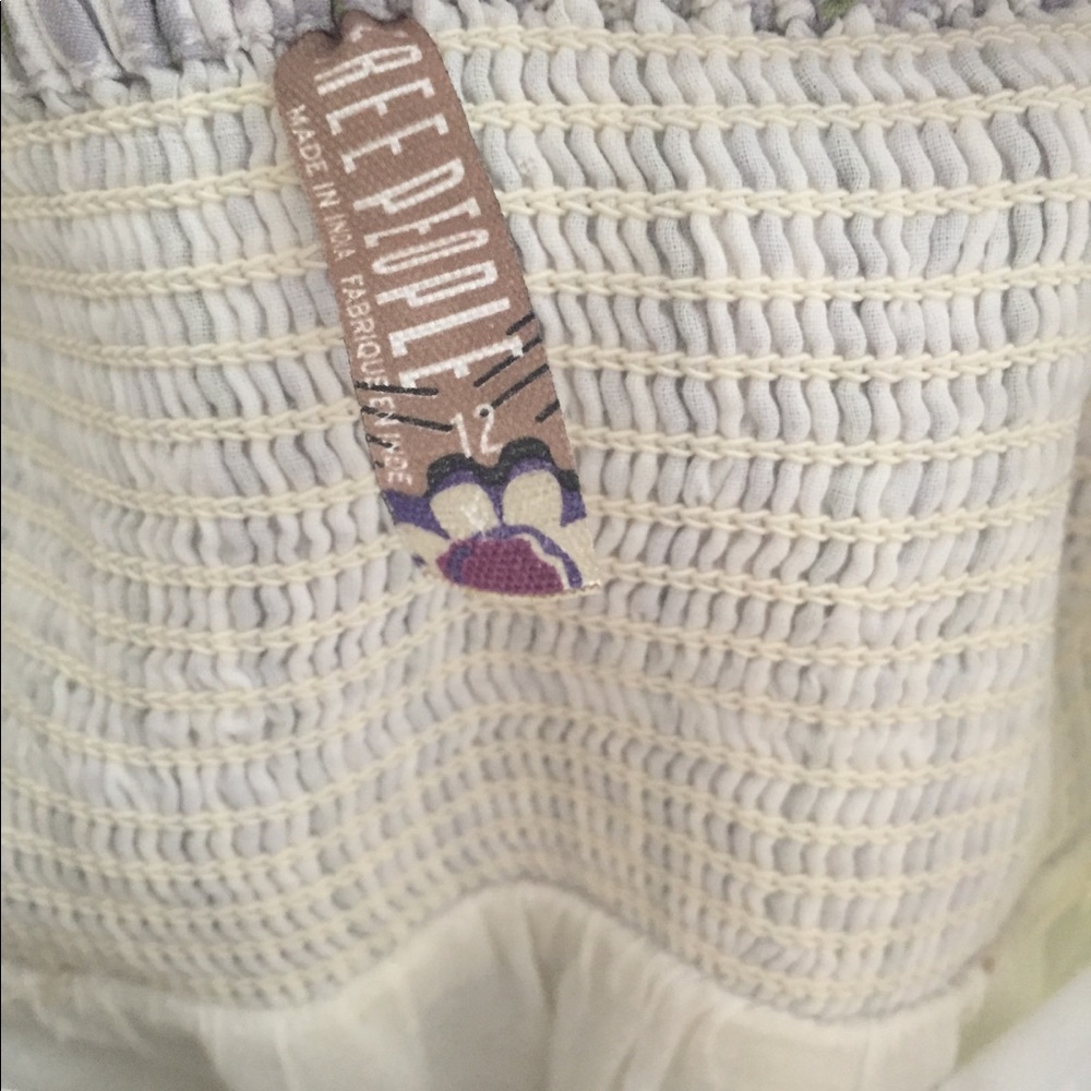 Free people strapless dress
