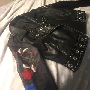 Leather jacket