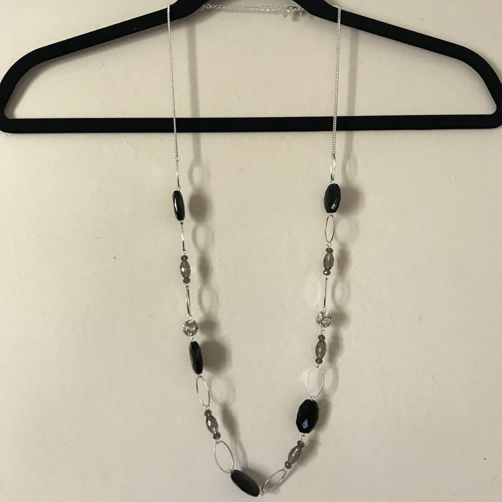 Avon Sparkling Long Link Necklace Earring Gift Set