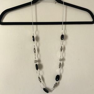 Avon Sparkling Long Link Necklace Earring Gift Set