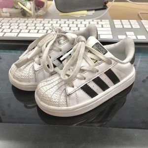 Adidas super star toddler shoes