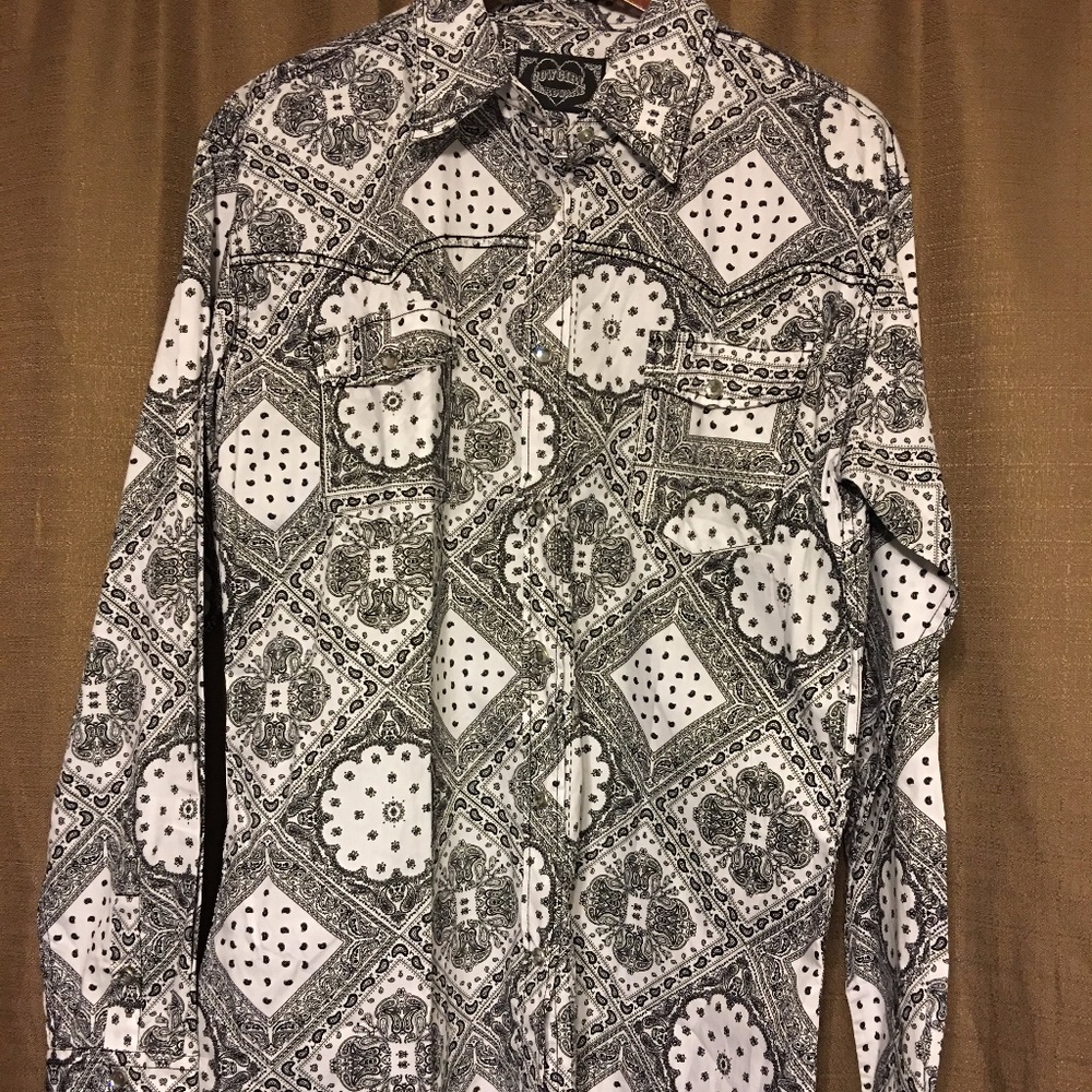 Cowgirl Hardware Western Top XXL NWOT