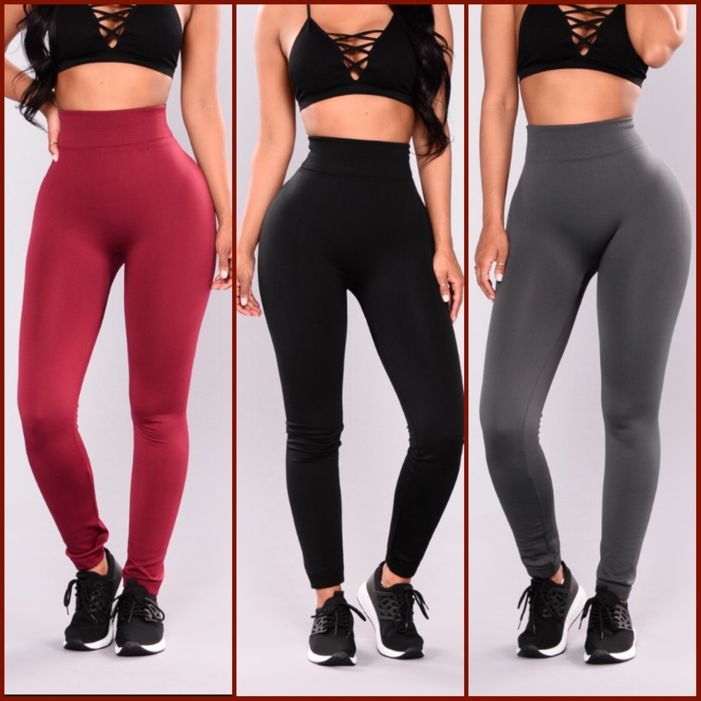 + SIZE FLEECE-LINED LEGGINGS