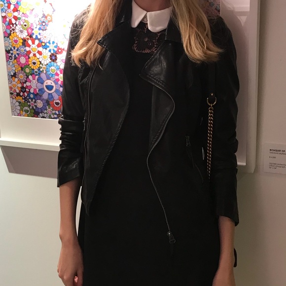 Last One! ⭐️Faux Leather Jacket - Picture 4 of 5