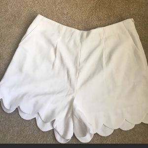 White shorts