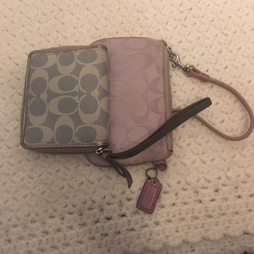 Two coach wristlets! SOLD