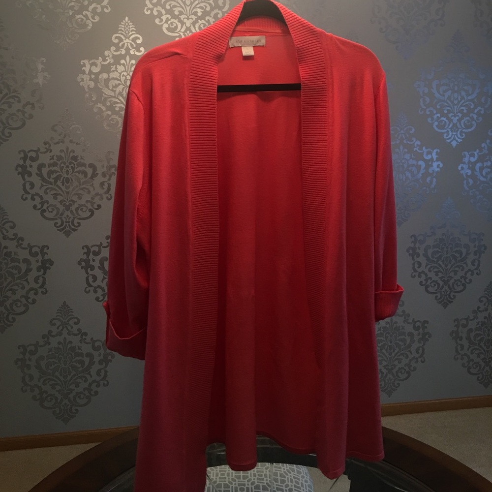 Size L Laura Ashley orange sweater