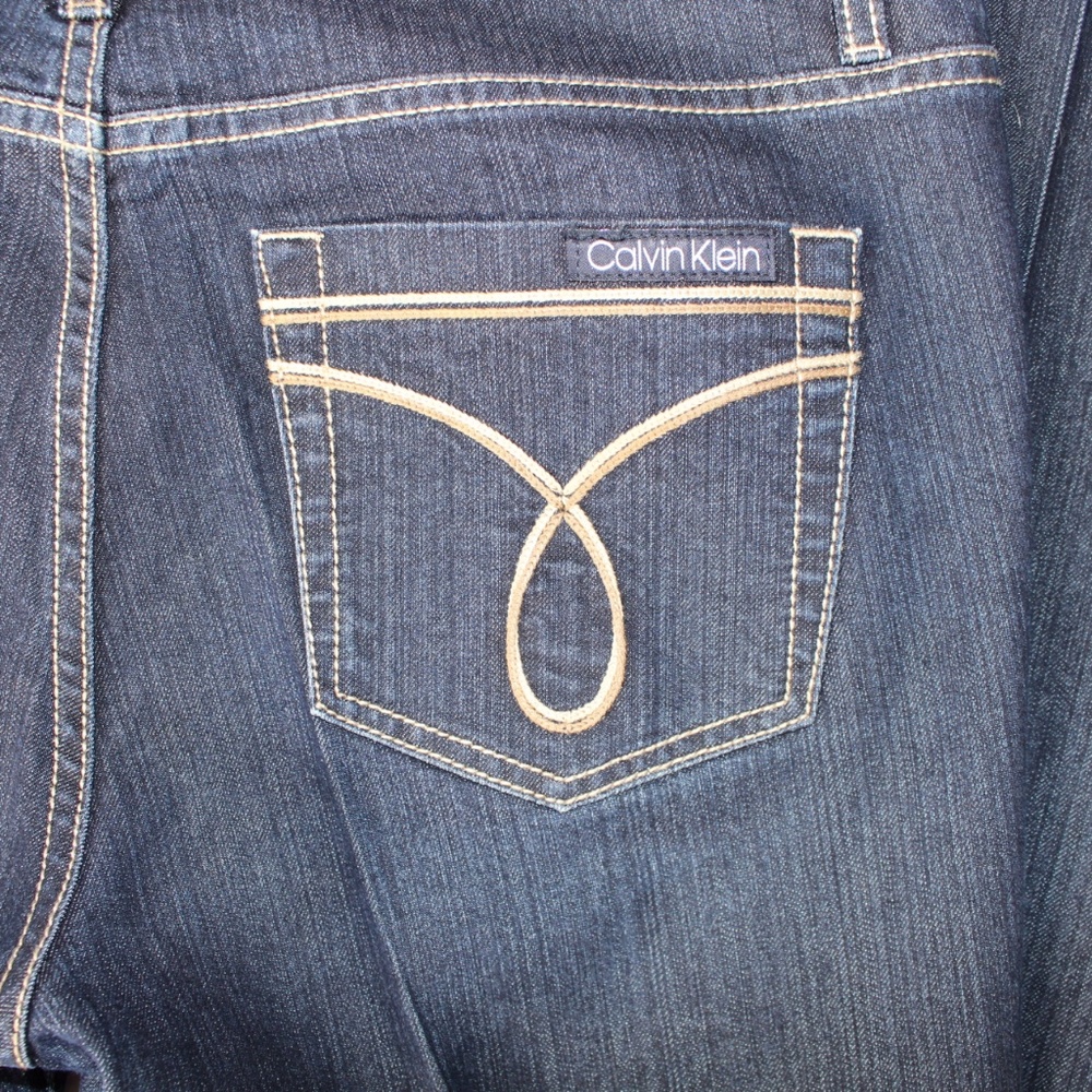 Calvin Klein Dark Wash Skinny Jeans Size 30/10 - Picture 4 of 5