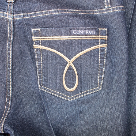 Calvin Klein Dark Wash Skinny Jeans Size 30/10 - Picture 4 of 5