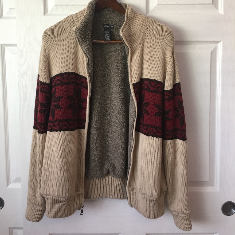 👕St. John’s Bay heavyweight zip cardigan