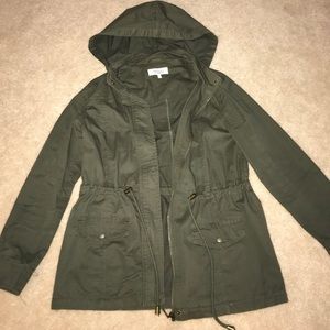 Charlotte Russe Army Green Anorak Jacket.