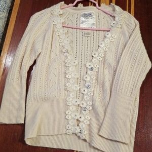 Cream cardigan
