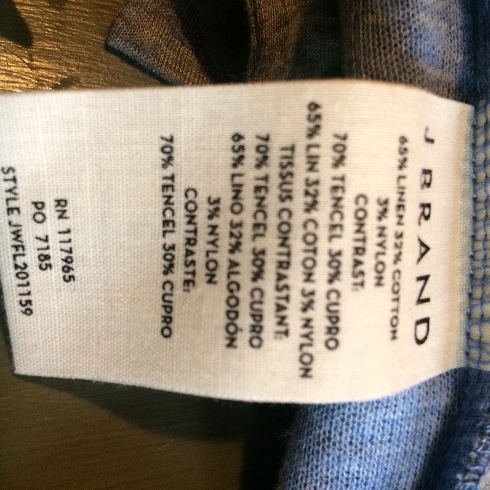 ⬇️$65 J Brand Susan Linen Cotton Sweatpants - Picture 7 of 8
