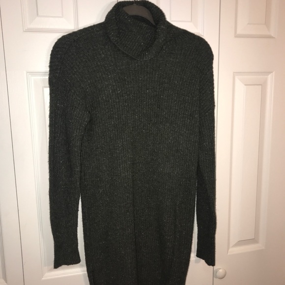 American Eagle Outfitters Sweaters - Combat green sweater dress