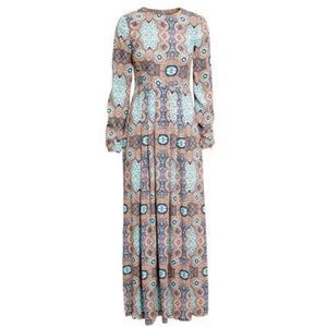 H&M Long Sleeve maxi dress