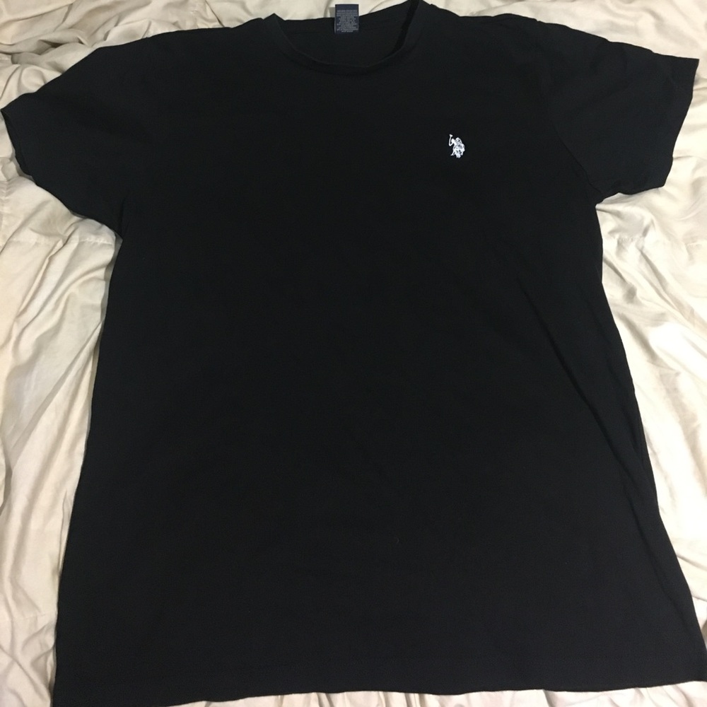 U.S. Polo ASSN black tee