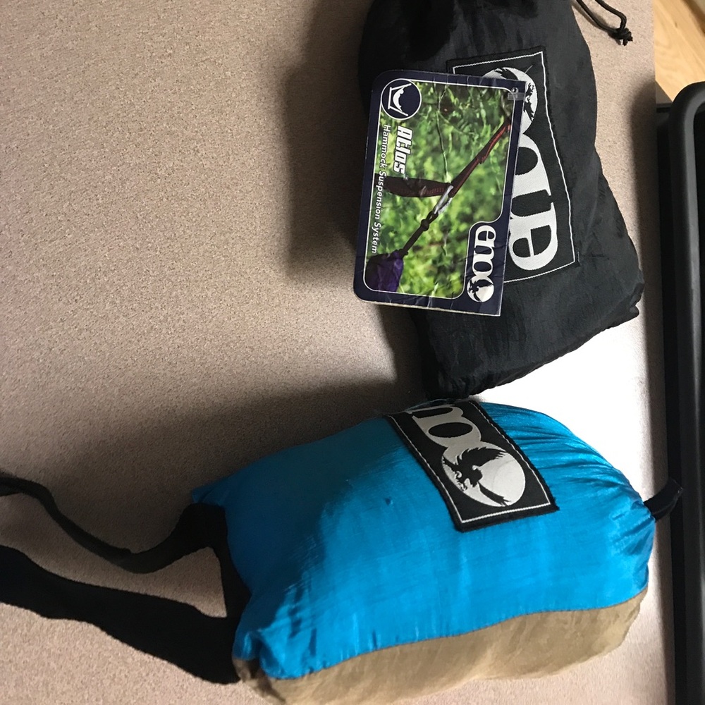 Single eno hammock with straps