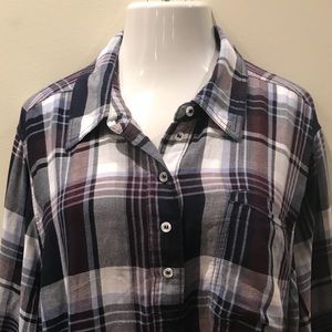 💗Lane Bryant Plaid shirt size 26/28💗