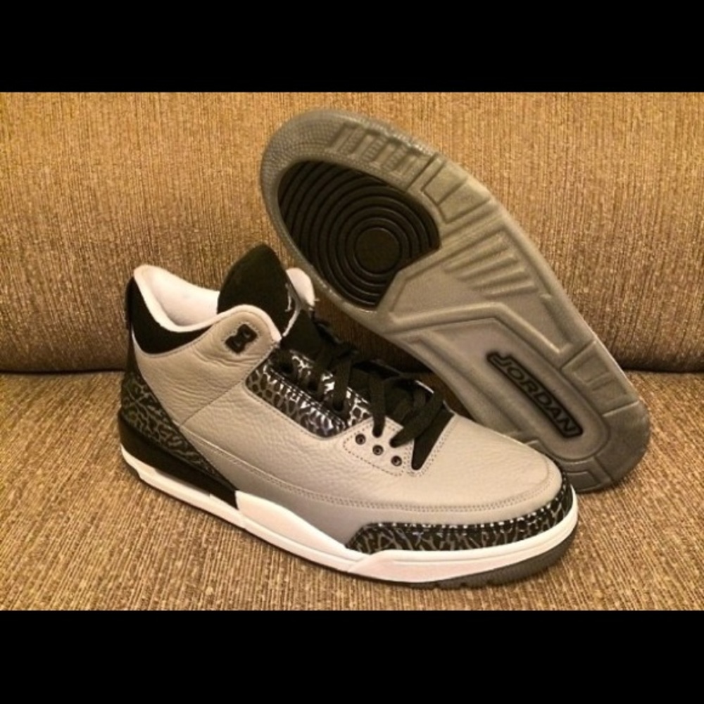 Wolf Grey 3s Jordans