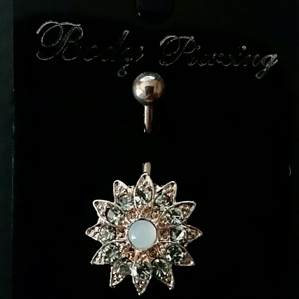 New Rose Gold & Crystal Body Jewelry