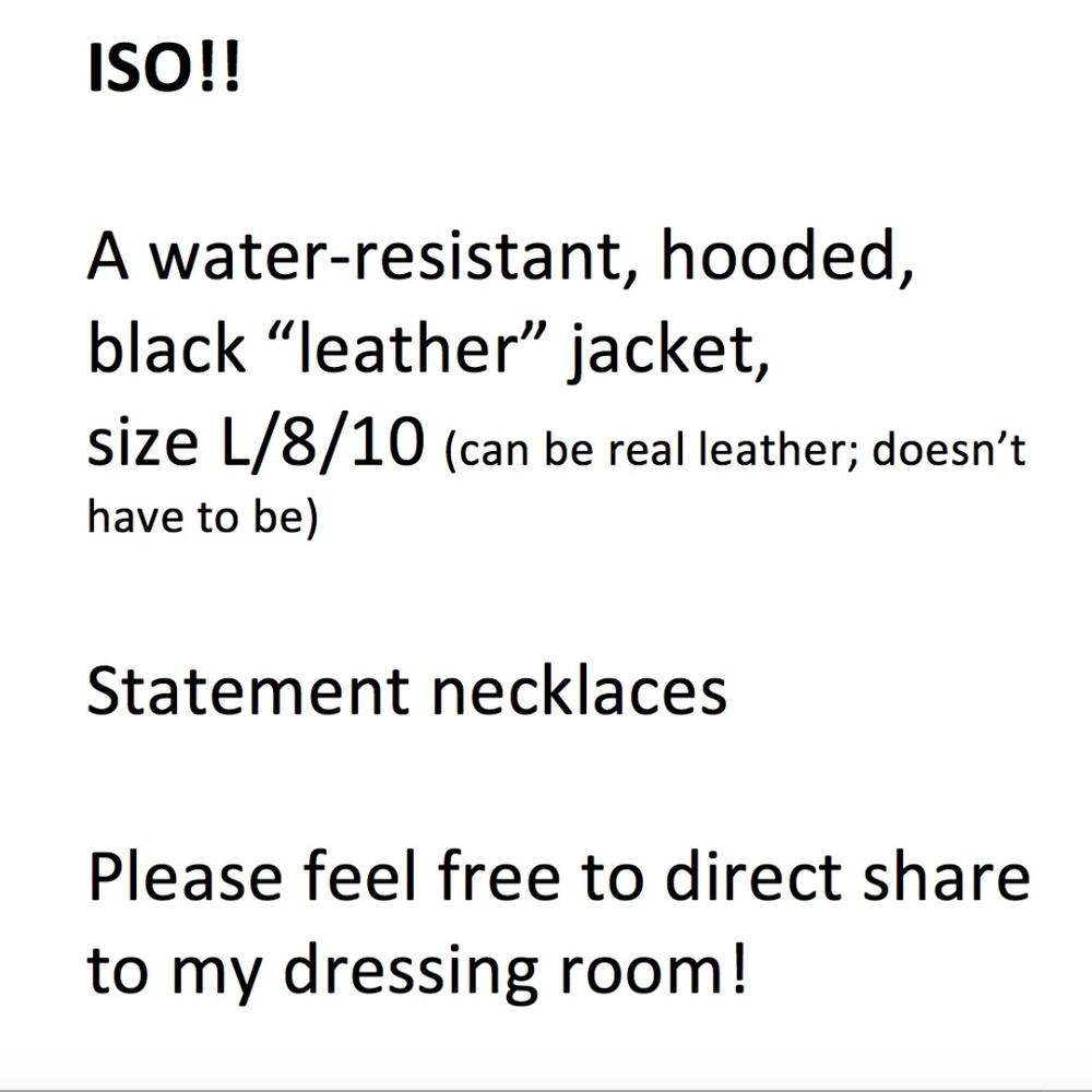 My ISO post