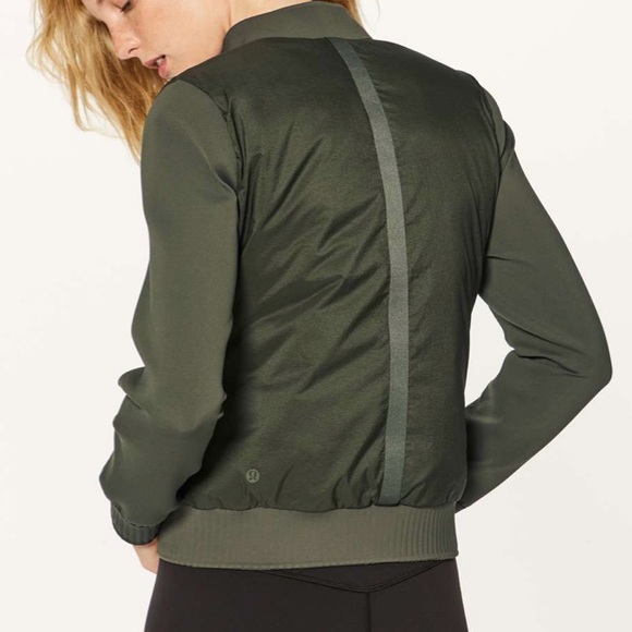 down and around bomber lululemon