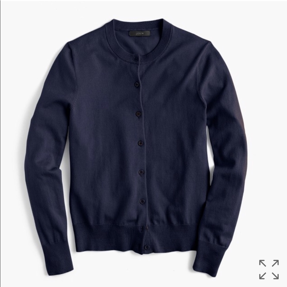 Royal blue Button up cardigan