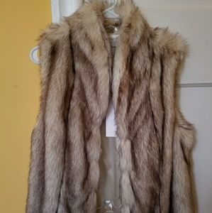 Brand New BCBG Fur Vest