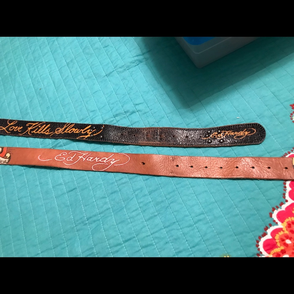 Authentic Ed Hardy Belts