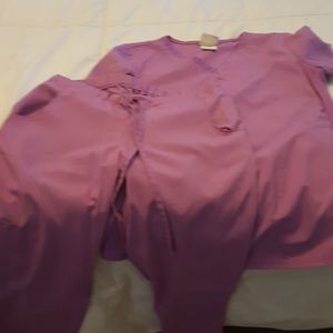 Purple scrub set- size XS