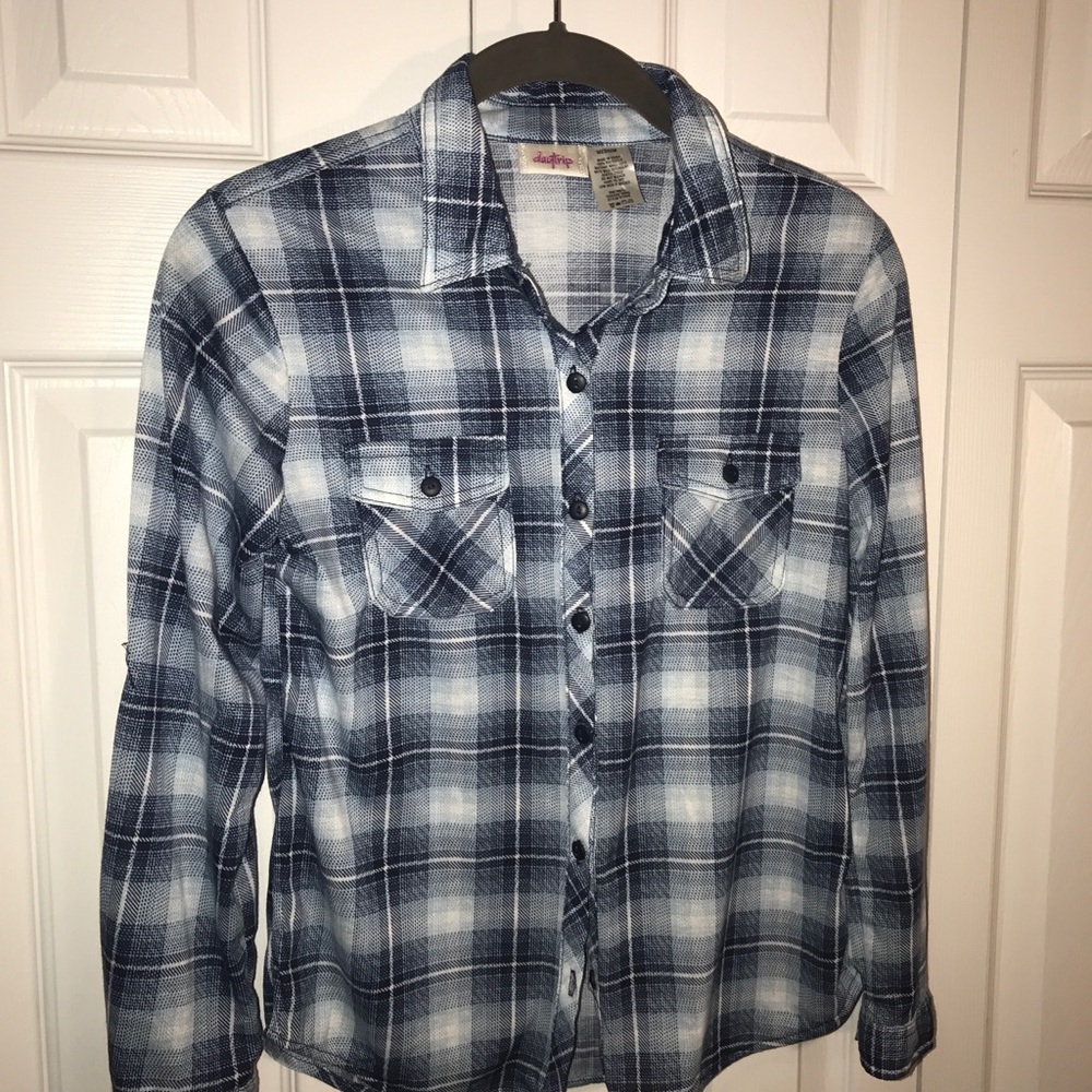 Blue flannel