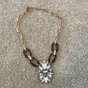 J. Crew Necklace with Gemstone Pendant