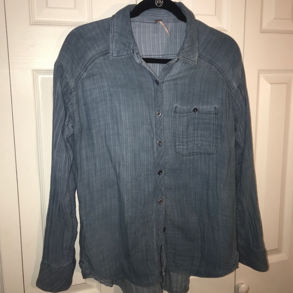 Free People Tops - Jean shirt