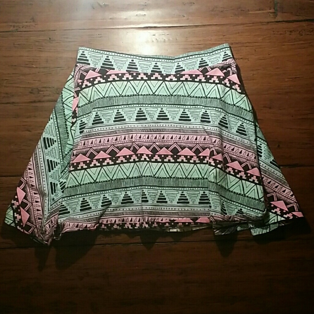 Retro Pink  Mini Skirt