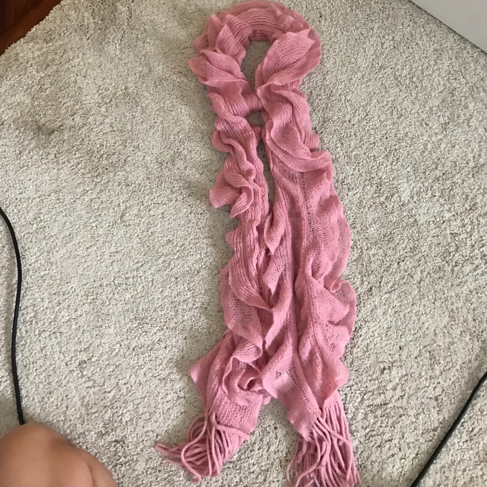 Pink Victoria’s Secret scarf