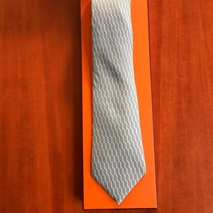 Authentic hermes tie with original box