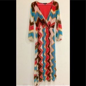 Aztec design Espresso dress