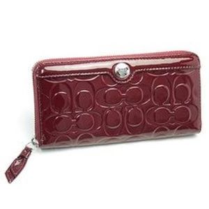 Coach patent leather wallet