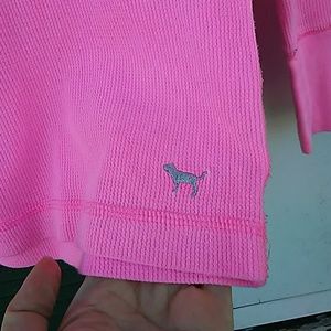 PINK Victoria's Secret Tops - VS PINK thermal shirt! Cute! PINK Victoria's Secret Tops - VS PINK thermal shirt! Cute!